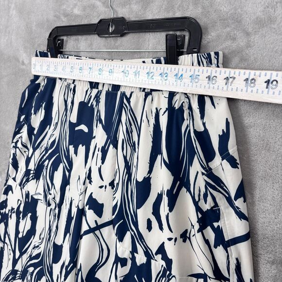 Lululemon Swift Mid-Rise Wide Leg Pant Sz 12 Whimsical Meld Wp Bone Mineral Blue - Picture 5 of 15